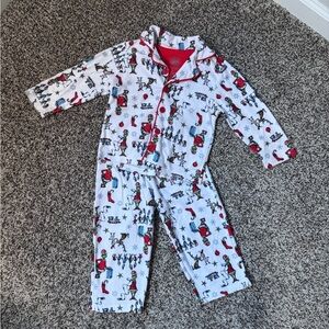 Toddler Unisex Grinch Christmas Pajamas - 2T